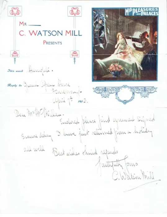 Framed Print : Mid Pleasures and Palaces by C Watson Mill Framed Print : Mid Pleasures and Palaces by C Watson Mill