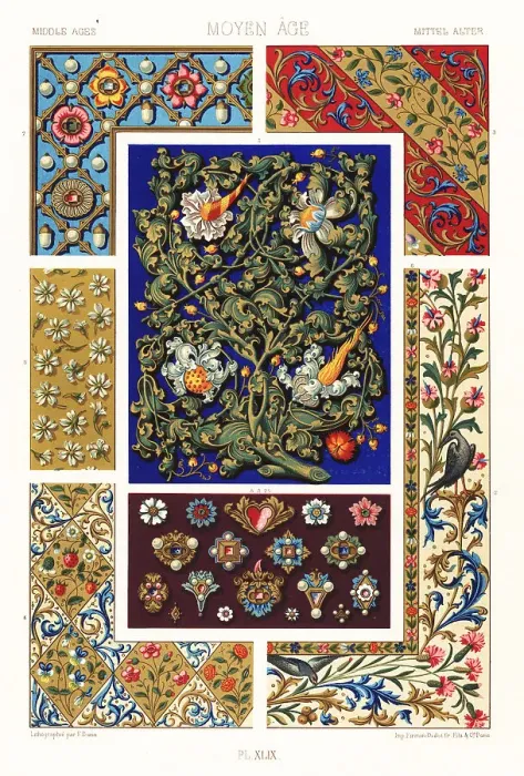 Framed Print : Middle Ages: illuminated manuscripts, 15th century Framed Print : Middle Ages: illuminated manuscripts, 15th century
