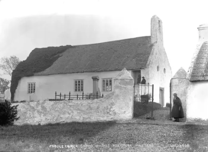 Framed Print : Middle Church (Jeremy Taylor s), Portmore, May 1893 Framed Print : Middle Church (Jeremy Taylor s), Portmore, May 1893