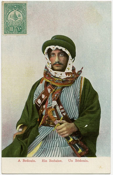 A Middle Eastern Bedouin Man