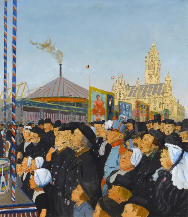 Framed Print : At Middleburg: The Kermis, by Charles Pears Framed Print : At Middleburg: The Kermis, by Charles Pears