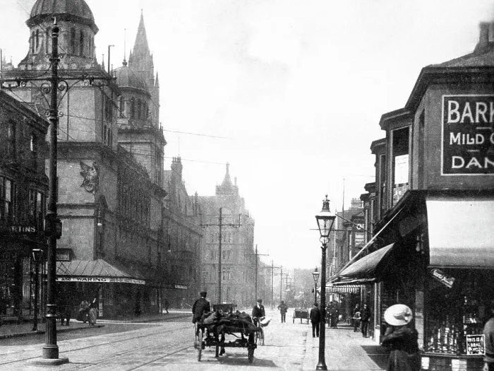 Framed Print : Middlesbrough Corporation Road early 1900s Framed Print : Middlesbrough Corporation Road early 1900s