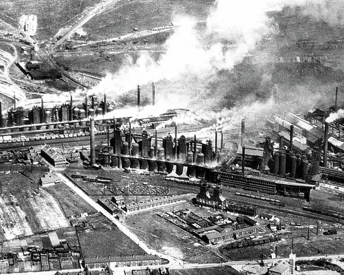 Framed Print : Middlesbrough Steel Works early 1900s Framed Print : Middlesbrough Steel Works early 1900s