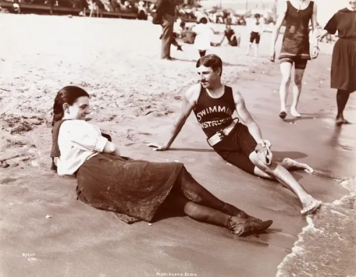Framed Print : Midland Beach, New York in 1898 Framed Print : Midland Beach, New York in 1898