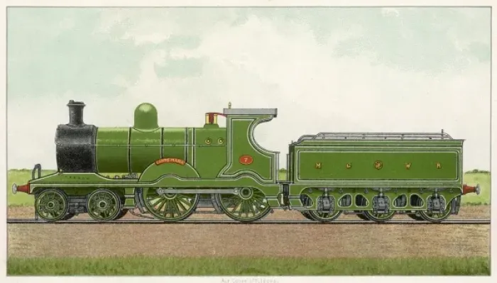 Framed Print : Midland and Gw Loco Framed Print : Midland and Gw Loco