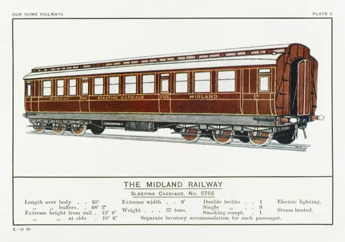 Framed Print : Midland Sleeping Coach Framed Print : Midland Sleeping Coach