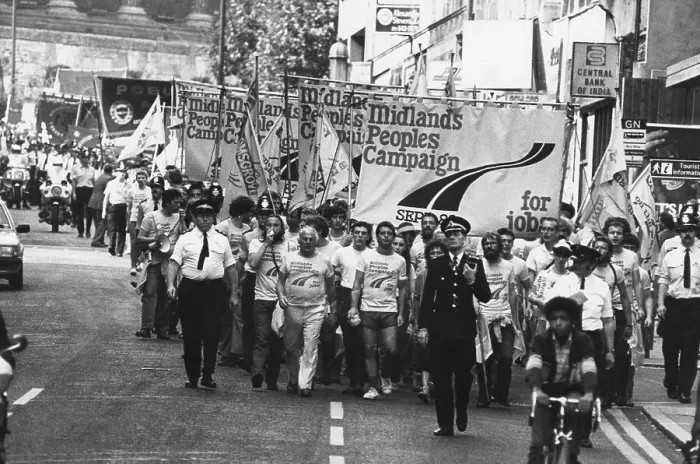 Framed Print : Midlands Peoples Campaign 1982 Framed Print : Midlands Peoples Campaign 1982