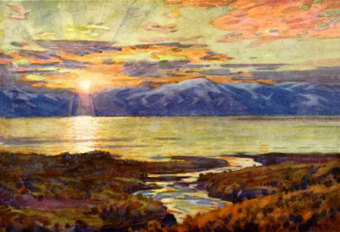 Framed Print : Midnight Sun, Sweden Framed Print : Midnight Sun, Sweden