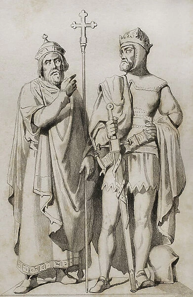 Mieszko I of Poland and Boleslaw I the Brave