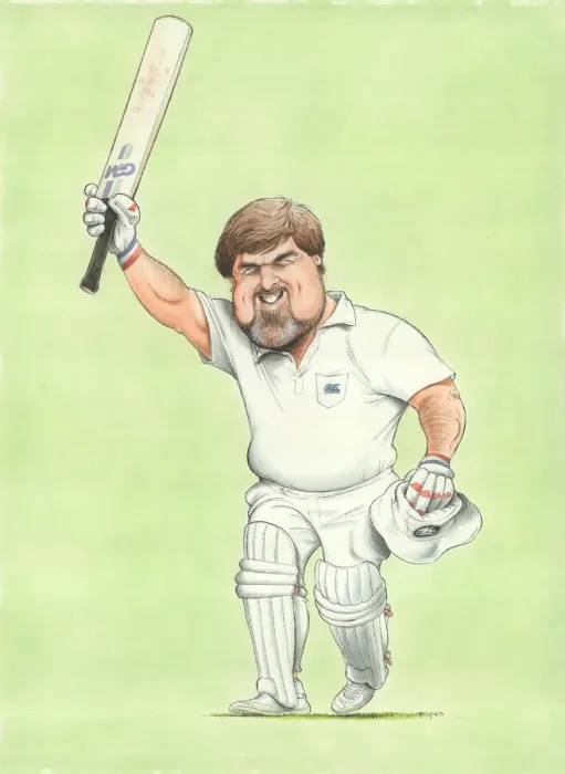 Framed Print : Mike Gatting - England cricketer Framed Print : Mike Gatting - England cricketer