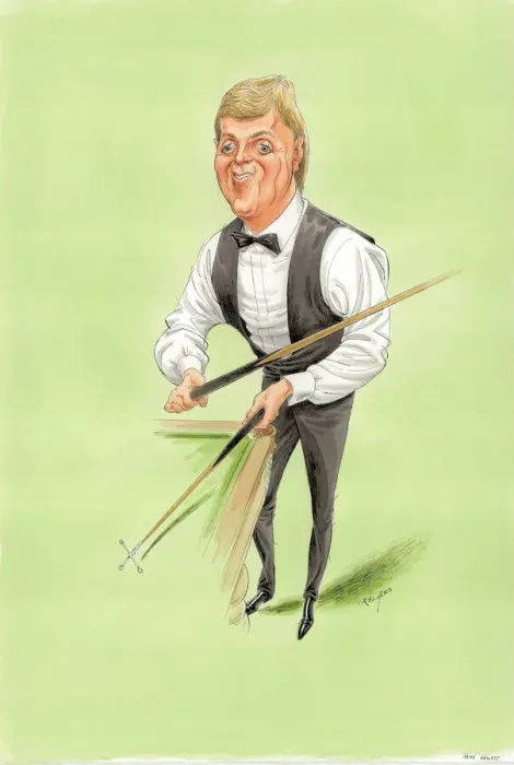 Framed Print : Mike Hallett - Snooker Player Framed Print : Mike Hallett - Snooker Player