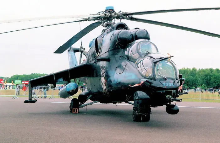 Framed Print : Mil Mi-24V 7353 Framed Print : Mil Mi-24V 7353