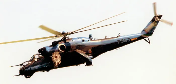Framed Print : Mil Mi-24V 7353 Framed Print : Mil Mi-24V 7353