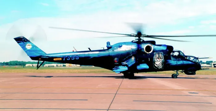 Framed Print : Mil Mi-24V 7353 Framed Print : Mil Mi-24V 7353