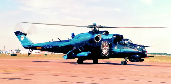 Framed Print : Mil Mi-24V 7353 Framed Print : Mil Mi-24V 7353