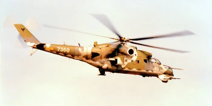 Framed Print : Mil Mi-24V 7360 Framed Print : Mil Mi-24V 7360