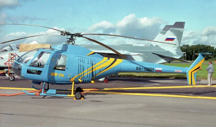 Framed Print : Mil Mi 34 RA-13001 Framed Print : Mil Mi 34 RA-13001
