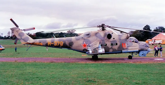 Framed Print : Mil Mi-35P 11 Red Framed Print : Mil Mi-35P 11 Red