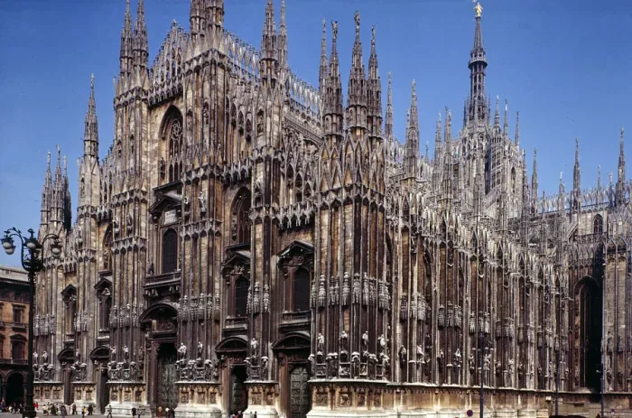 Framed Print : MILAN CATHEDRAL 1984 Framed Print : MILAN CATHEDRAL 1984