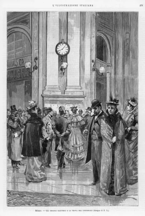 Framed Print : Milan Electric Clock Framed Print : Milan Electric Clock