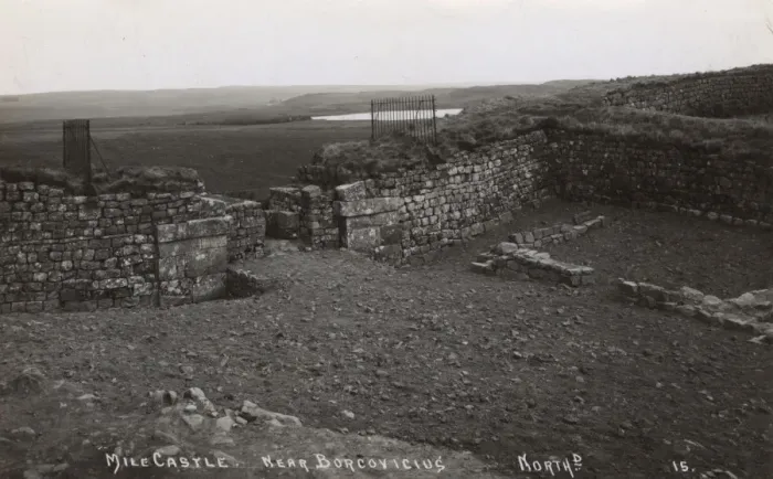 Framed Print : Mile castle near Borcovicius, Northumberland