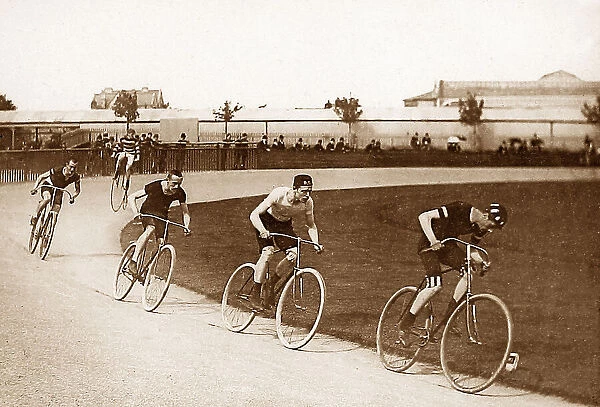 Two Mile Challenge Bicycle Race Victorian period