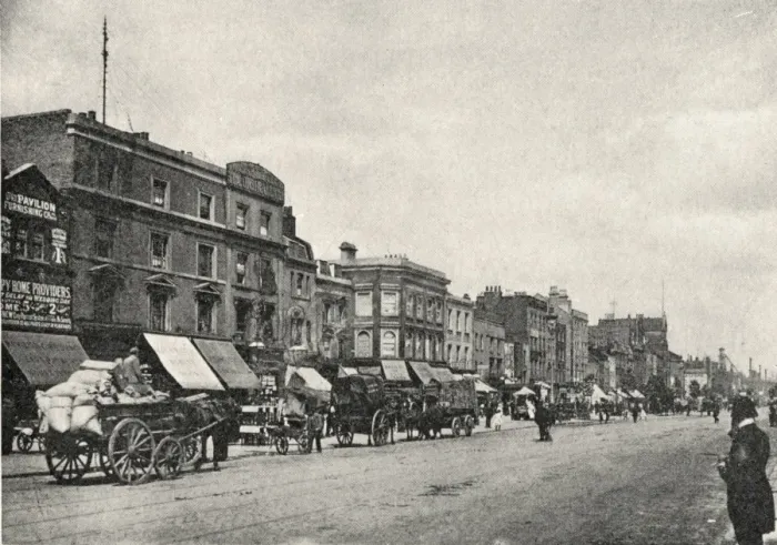 Framed Print : Mile End Road, East End of London