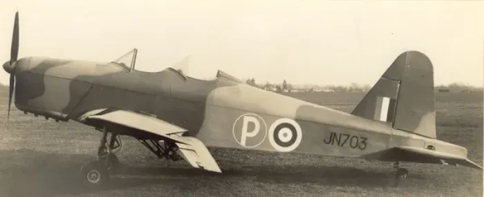 Framed Print : Miles M18 HL, JN703, used to test a high-lift wing
