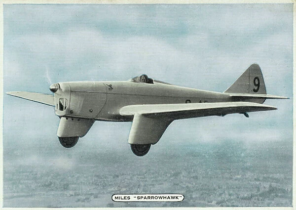 Miles Sparrowhawk. A clean-lined single-seater aircraft designed for racing