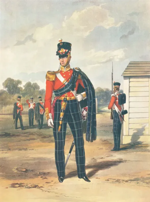 Framed Print : Military. The 74th Highlanders (2nd Batt Framed Print : Military. The 74th Highlanders (2nd Batt