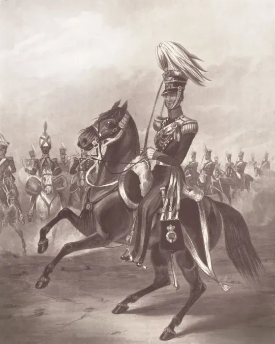 Framed Print : Military. West Essex Yeomanry. Artists: J Harris after Henry Martens. Date: 1846 Framed Print : Military. West Essex Yeomanry. Artists: J Harris after Henry Martens. Date: 1846