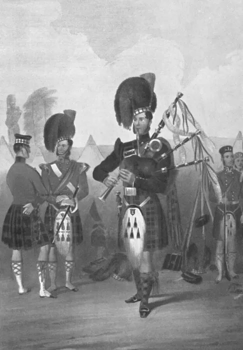 Framed Print : Military. Bagpiper from 42nd Royal Highlanders Framed Print : Military. Bagpiper from 42nd Royal Highlanders