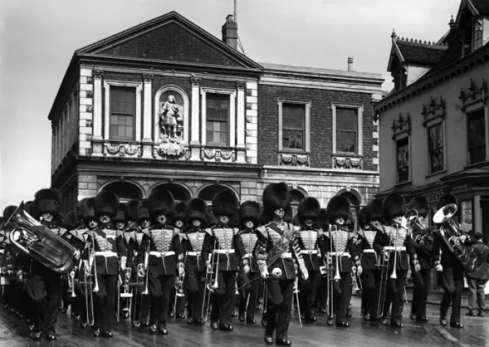 Framed Print : Military band, Windsor Framed Print : Military band, Windsor