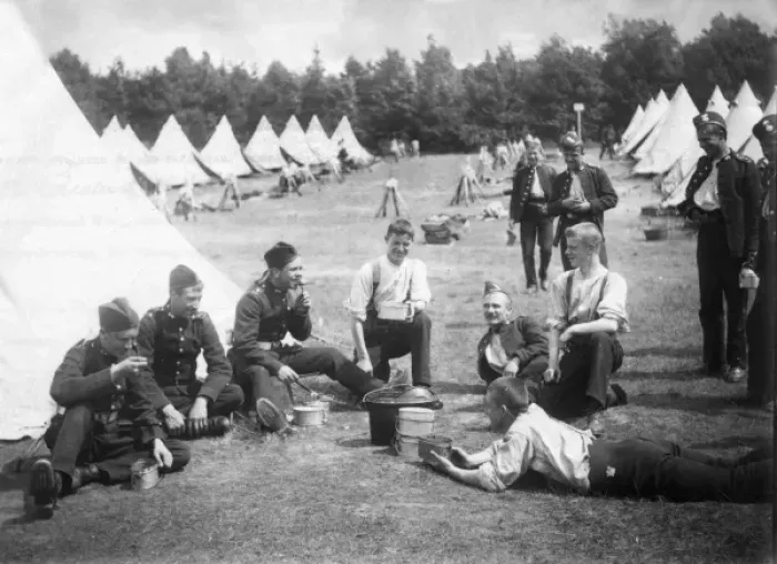 Framed Print : Military camp in Aldershot Framed Print : Military camp in Aldershot