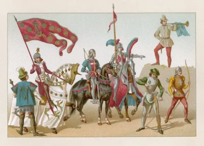 Framed Print : Military / Dress / 15th Cent Framed Print : Military / Dress / 15th Cent