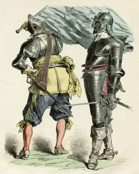 Framed Print : Military / Dress / 17th Cent Framed Print : Military / Dress / 17th Cent