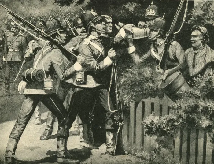 Framed Print : Military manoeuvres at Aldershot Framed Print : Military manoeuvres at Aldershot