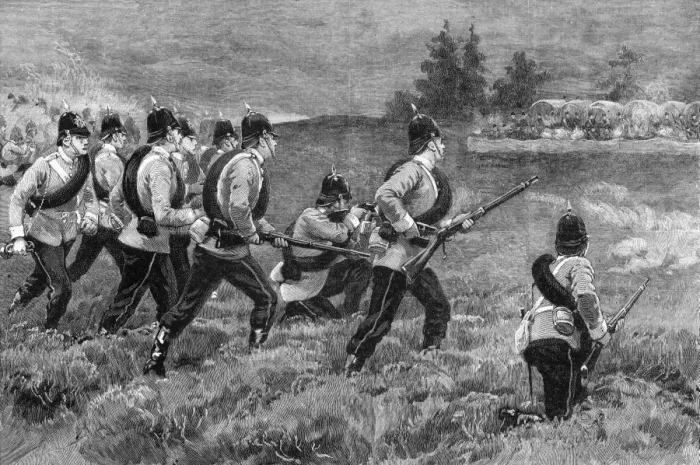 Framed Print : Military manouvres 1894 Framed Print : Military manouvres 1894