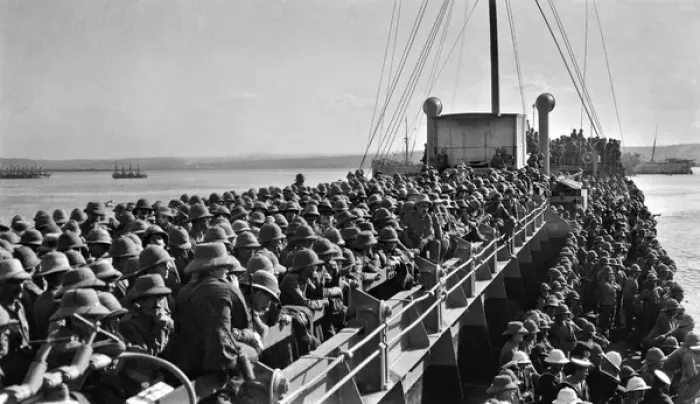 Framed Print : Military men on board ship Framed Print : Military men on board ship