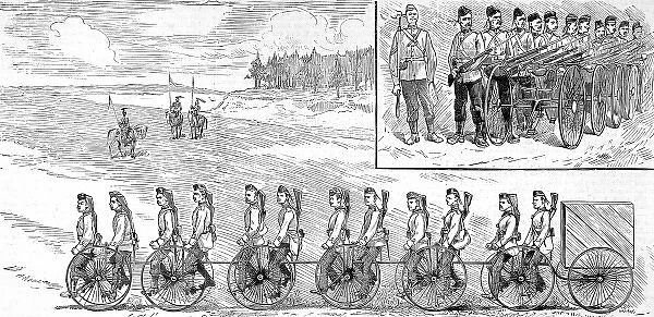 Military Multi-Cycle On trial at Aldershot, 1887