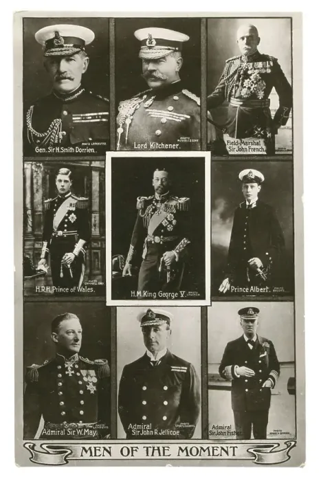 Framed Print : Nine military and naval Men of the Moment Framed Print : Nine military and naval Men of the Moment