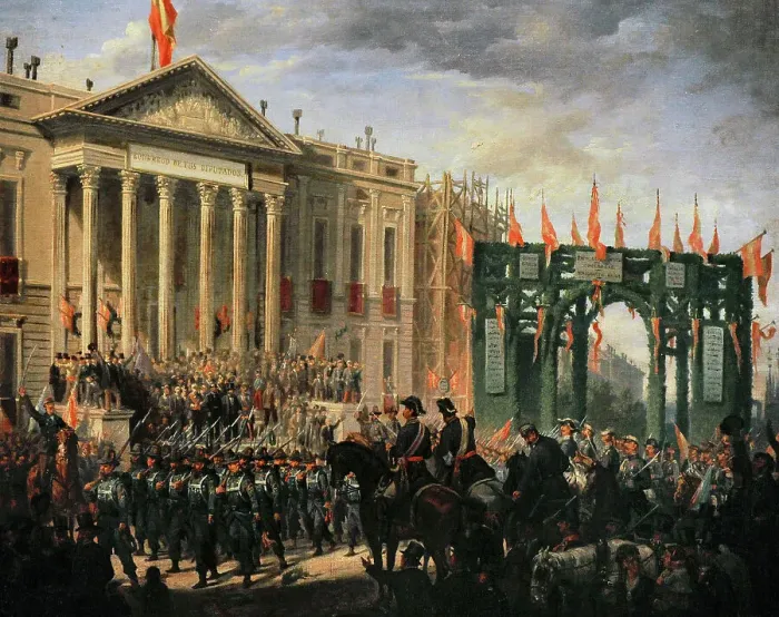 Framed Print : Military parade in front of the Congress of the Deputies Framed Print : Military parade in front of the Congress of the Deputies