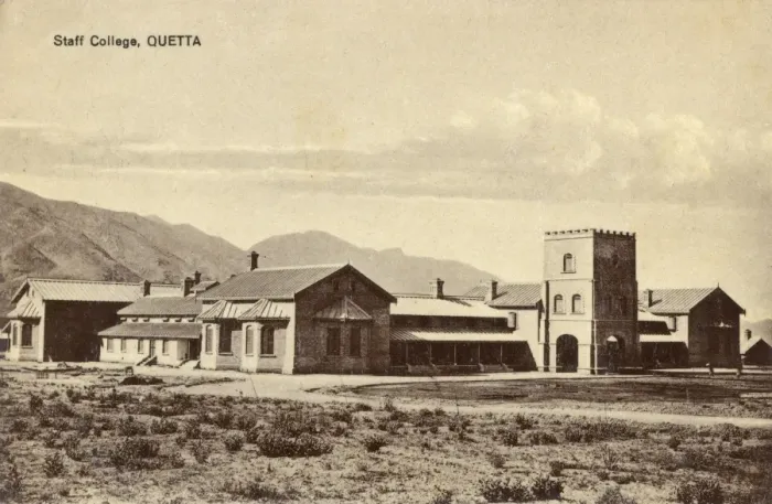 Framed Print : Military staff college, Quetta, Balochistan, British India Framed Print : Military staff college, Quetta, Balochistan, British India