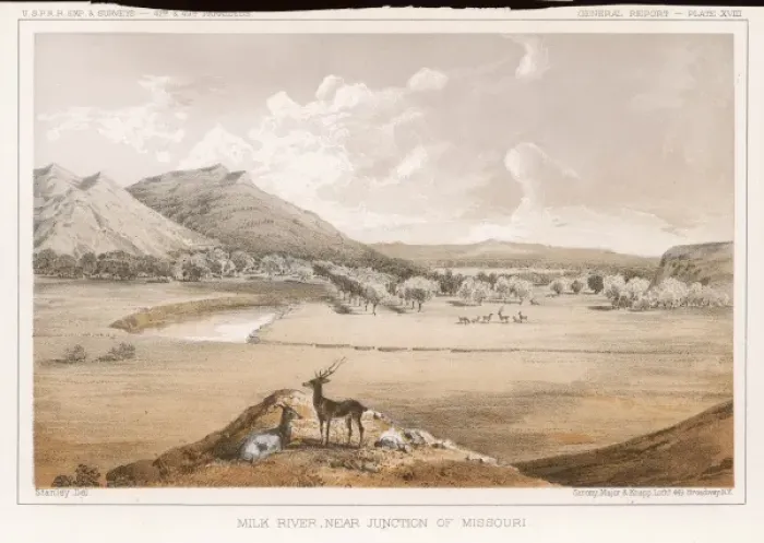 Framed Print : Milk River, Montana Framed Print : Milk River, Montana