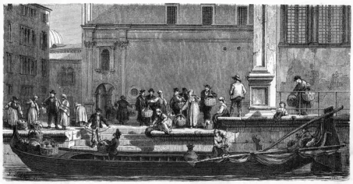 Framed Print : Milk in Venice Framed Print : Milk in Venice