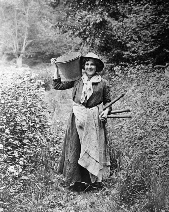 Framed Print : Milkmaid, 1890s Framed Print : Milkmaid, 1890s