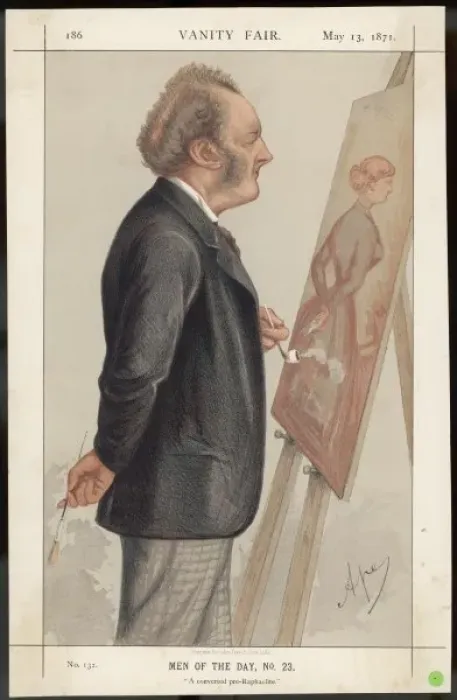 Framed Print : Millais  /  Vanity Fair