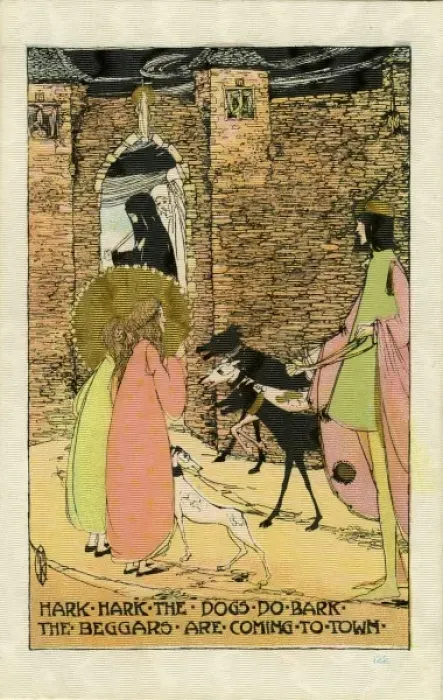 Framed Print : Millar & Lang. Hark Hark The Dogs Do Bark. Jessie King. 1904. jpg Framed Print : Millar & Lang. Hark Hark The Dogs Do Bark. Jessie King. 1904. jpg