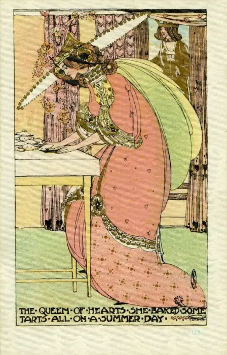 Framed Print : Millar & Lang. The Queen of Hearts. Jessie King. 1904. jpg Framed Print : Millar & Lang. The Queen of Hearts. Jessie King. 1904. jpg