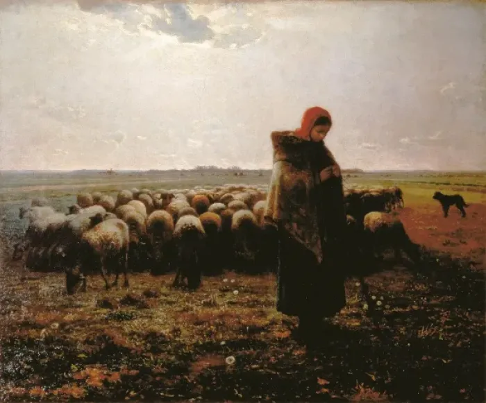 Framed Print : MILLET, Jean Franzois (1814-1875) Framed Print : MILLET, Jean Franzois (1814-1875)